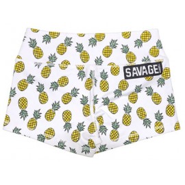 SAVAGE BARBELL - Short Mujer "Pineapple Express"