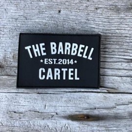 THE BARBELL CARTEL - Patch Velcro PVC "Classic logo"