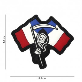 DR WOD "French Death" Rubber Velcro Patch