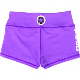 SAVAGE BARBELL - Women Booty Short "Purple"