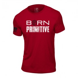 BORN PRIMITIVE - T-Shirt "The Patriot Brand Tee" Red