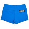 SAVAGE BARBELL - Women Booty Short "Blue Sapphire"