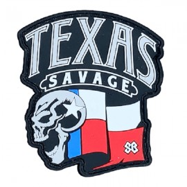 SAVAGE BARBELL - Parche Velcro PVC "Texas Savage"