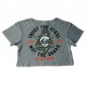 BARBELL REGIMENT - TRUST THE STEEL - Crop Top