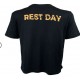 SAVAGE BARBELL - Crop TEE  "REST DAY"