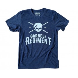 BARBELL REGIMENT - BARBELL Origin Tee Navy Cross-Training Man-T