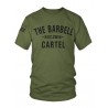 THE BARBELL CARTEL - Mens l T-shirt "CLASSIC LOGO"  OD Green