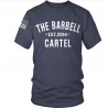 THE BARBELL CARTEL - Mens l T-shirt "CLASSIC LOGO"  INDIGO