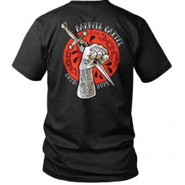 THE BARBELL CARTEL - Mens l T-shirt   "DAGGER"  BLACK